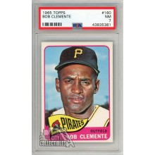 Roberto "Bob" Clemente 1965 Topps Card #160 PSA 7 NM (381)