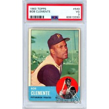 Roberto "Bob" Clemente 1963 Topps Card #540 PSA 3 VG