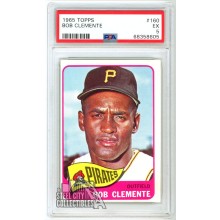Roberto "Bob" Clemente 1965 Topps Card #160 PSA 5 EX (605)