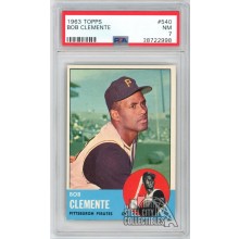 Roberto "Bob" Clemente 1963 Topps Card #540 PSA 7 NM