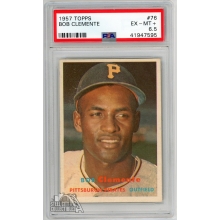 Roberto Clemente "Bob" 1957 Topps Card #76 PSA 6.5 EX-MT+