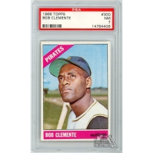 Roberto Clemente "Bob" 1966 Topps Card #300 PSA 7 NM