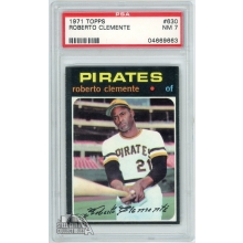 Roberto Clemente 1971 Topps Card #630 PSA 7 NM