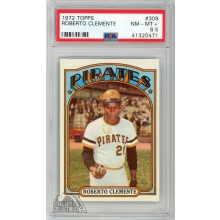 Roberto Clemente 1972 Topps Card #309 PSA 8.5 NM-MT+