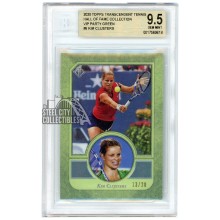 Kim Clijsters 2020 Topps Transcendent Tennis VIP Green Card #8 /20 BGS 9.5
