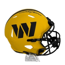 Clinton Portis Autographed Washington Commanders Rave Replica Full Size Football Helmet - BAS