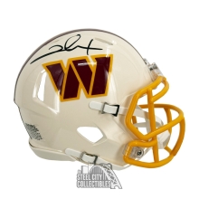 Clinton Portis Autographed Washington Commander Retro Mini Football Helmet - JSA