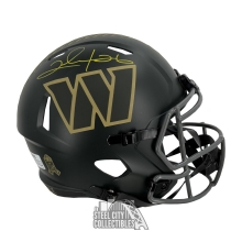 Clinton Portis Autographed Washington Commanders 2025 Salute To Service Replica Full Size Football Helmet - BAS