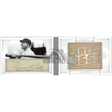 Ty Cobb 2015 Panini National Treasures Legends Bat Cut Signature Booklet Card #82 1/1