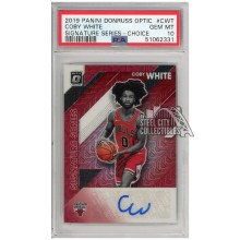 Coby White 2019 Panini Donruss Optic Signature Series Choice Autograph Card #SS-CWT PSA 10 GEM MINT