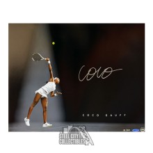 Coco Gauff Autographed 16x20 With Power Tennis Photo /50 - UDA