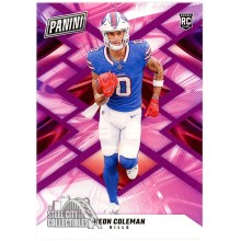 Keon Coleman 2024 Panini Black Friday Purple Rookie Card #RC14 11/25
