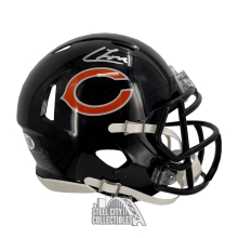 Colston Loveland Autographed Chicago Bears Speed Mini Football Helmet - JSA
