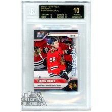 Connor Bedard 2023-24 Topps Now Stickers Rookie Card #5 BGS 10 Pristine Black Label