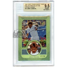 Jimmy Connors 2020 Topps Transcendent Tennis VIP Green Card #10 /20 BGS 9.5