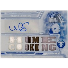 Willson Contreras 2020 Topps Triple Threads Patch Autograph White Whale Printing Plate Card #TTAR-WC3 1/1