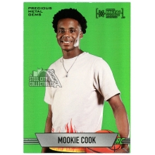 Mookie Cook 2024 Skybox Metal Universe Champions Green PMG Rookie Card 01/10