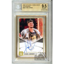 King Corbin 2020 Topps Transcendent WWE Autograph Card #A-BC 04/25 BGS 9.5
