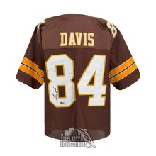 Corey Davis Autographed Western Michigan Custom Brown Football Jersey - BAS