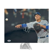 Corey Seager Autographed Los Angeles Dodgers 11x14 Baseball Photo - PSA/DNA (Throwing)