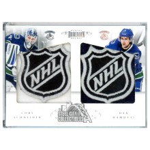 Cory Schneider / Dan Hamhuis 2012 Panini Dominion Silver Ensigns Dual Shields #17 1/1