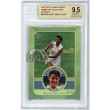 Margaret Smith Court 2020 Topps Transcendent Tennis VIP Green Card #39 /20 BGS 9.5