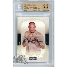 Randy Couture 2008 Celebrity Cuts Gold Auto 21/100 BGS 9.5 AUTO 9 (SMALL CRACK)