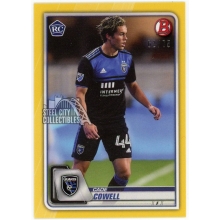 Cade Cowell 2020 Bowman MLS Yellow Rookie Card #79 /75