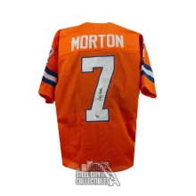 Craig Morton Autographed Denver Custom Orange Football Jersey - BAS