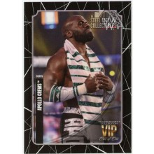 Apollo Crews 2020 Topps Transcendent WWE VIP Party Black White Card #4 1/1
