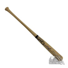 Cristian Pache Autographed Rawlings Blonde Baseball Bat - BAS