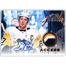 Sidney Crosby 2019-20 Upper Deck Ultimate Access Patch Autograph Card 13/25