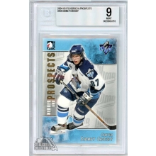 Sidney Crosby 2004-05 ITG Heroes & Prospects Rookie Card #104 BGS 9