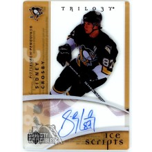 Sidney Crosby 2007-08 Upper Deck Trilogy Ice Scripts Autograph Card #IS-SC