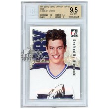 Sidney Crosby 2005-06 ITG Sidney Crosby Series Gold Rookie Card #5 BGS 9.5
