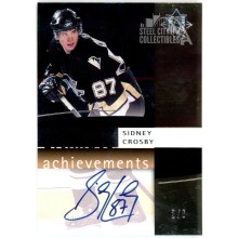 Sidney Crosby 2007-08 Upper Deck Ultimate Achievements Autograph Card #UA-SC 2/6