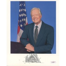 Jimmy Carter Autographed Portrait 8x10- BAS BK92034