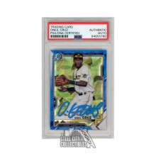 Oneil Cruz 2021 Bowman Chrome Sapphire Autograph Card #BCP-24 PSA/DNA