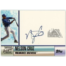 Nelson Cruz 2006 Topps Series 1 Rookie Auto #TA-NC