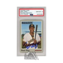 Oneil Cruz 2019 Topps Heritage Minor League Autograph Card #96 PSA/DNA 10