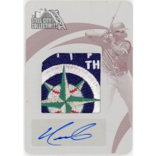 Nelson Cruz 2019 Panini Immaculate Logo Patch Autograph Printing Plate Card #JJ-NC 1/1