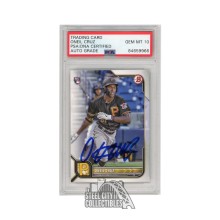 Oneil Cruz 2022 Bowman Rookie Autograph Card #51 PSA/DNA 10