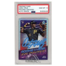 Oneil Cruz 2022 Bowman Chrome ROTY Favorites Autograph RC Card #ROYF-5 PSA/DNA 10 (Light Blue)