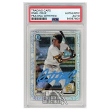 Oneil Cruz 2020 Bowman Chrome Mojo Autograph Card #BCP-111 PSA/DNA (Light Blue)