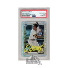 Oneil Cruz 2020 Bowman Chrome Mojo Autograph Card #BCP-111 PSA/DNA (Yellow Ink)