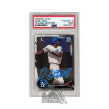 Oneil Cruz 2016 Bowman Chrome 1st Bowman RC Autograph Card #BCP204 PSA/DNA (Light Blue)