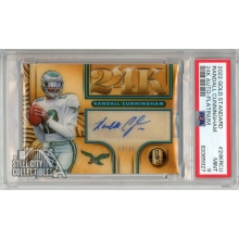 Randall Cunningham 2022 Panini Gold Standard 24k Autograph Card #24K-RCU 3/10 PSA 9
