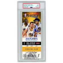 Stephen Curry Autographed 2016 NBA Playoffs Round 2 Game 2 Ticket PSA 9 PSA/DNA Authentic