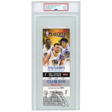 Stephen Curry Autographed 2016 NBA Playoffs Round 2 Game 2 Ticket PSA 10 PSA/DNA 10