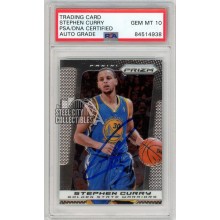 Stephen Curry 2013-14 Panini Prizm Autograph Card #176 - PSA/DNA 10